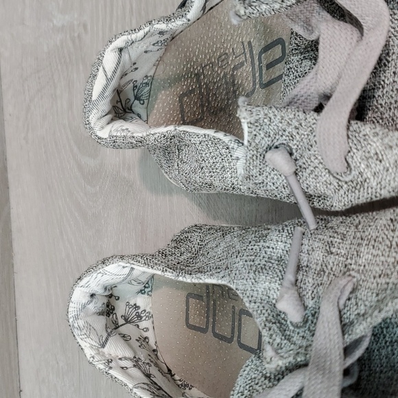 Hey Dude Womens Wendy L Linen Iron Loafer Slip on shoes sz 8 - Picture 6 of 11